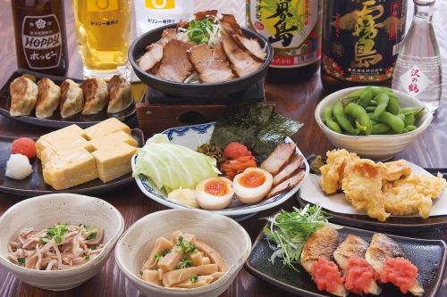 -豊富なお酒やおつまみも-