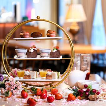 【애프터눈 티】 하루 3 세트 한정! 딸기 애프터눈 티