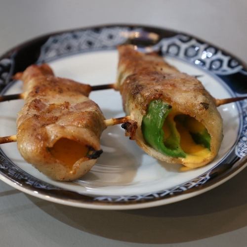 ピーマンチーズ肉巻き