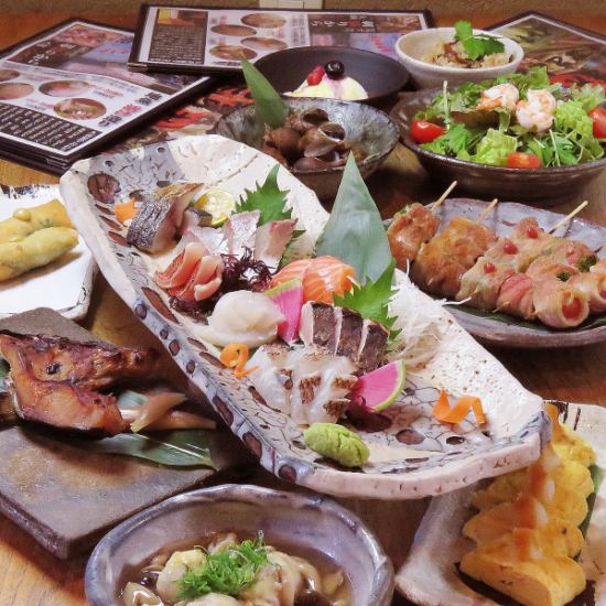 A 3-minute walk from the station! Deliver seasonal seafood every day! There are plenty of sake and shochu!