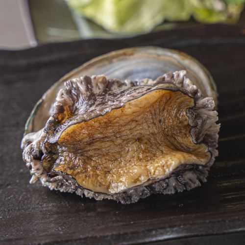 活アワビバターソテー