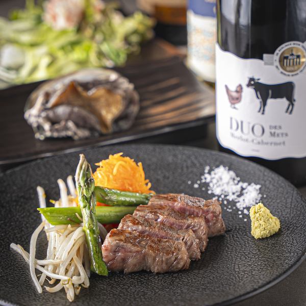 sumikaコースは鉄板焼きの魅力を凝縮