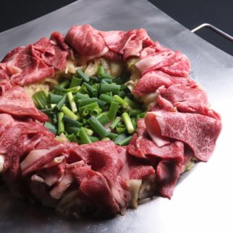 迷ったらこれ♪１番人気!!【黒毛和牛カルビセット】2時間飲み放題 4900円→3800円(税込)