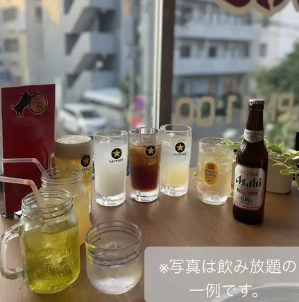 120分 生ビール含む単品飲み放題 2500円→2000円(税込)