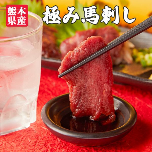 【希少】熊本県産の濃厚な極み馬刺し