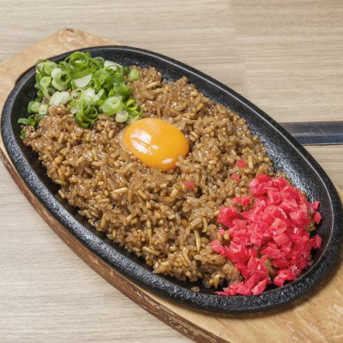 【Gachaの定番そばめし】特製ソースで味付けされたそばめしは締め逸品に大人気！