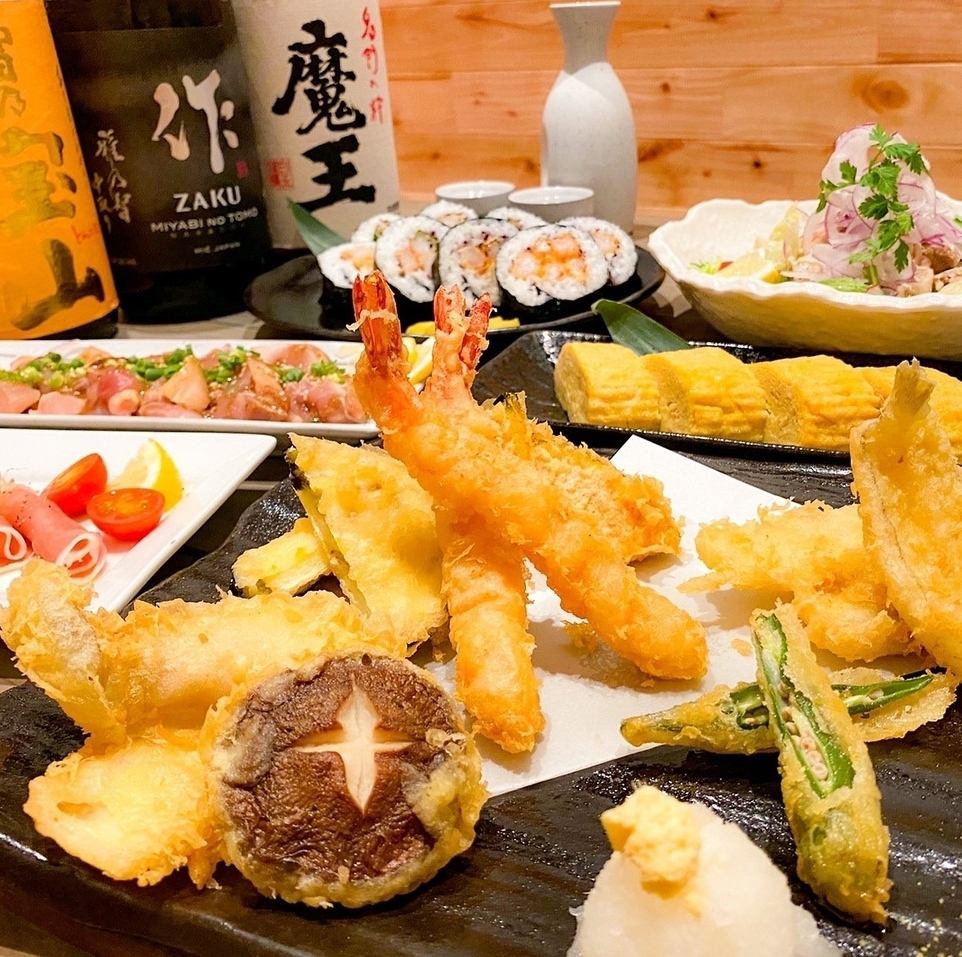 [7 minutes walk from Hiratacho Station] Fresh and reasonably priced food ♪ Tempura and sashimi are recommended ◎