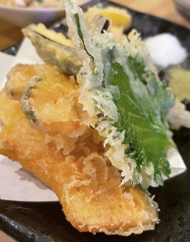 Tempura where you can enjoy the taste of the ingredients as they are