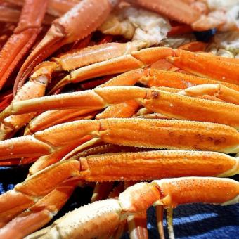 (ランチタイム) ズワイ蟹と本ズワイ蟹食べ放題 9,000円（税込）