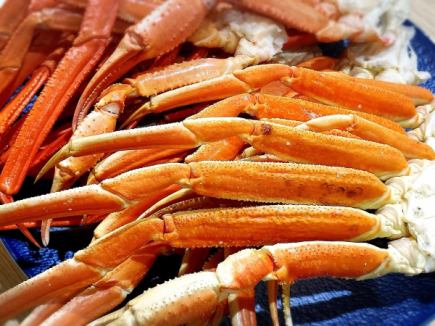 (Dinner time) All-you-can-eat snow crab and real snow crab 9,000 yen (tax included)