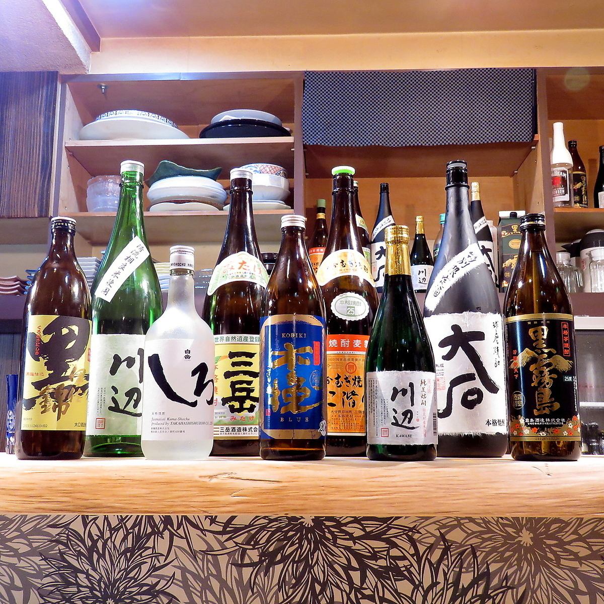 We have a wide variety of shochu and sake available.Please feel free to contact us!