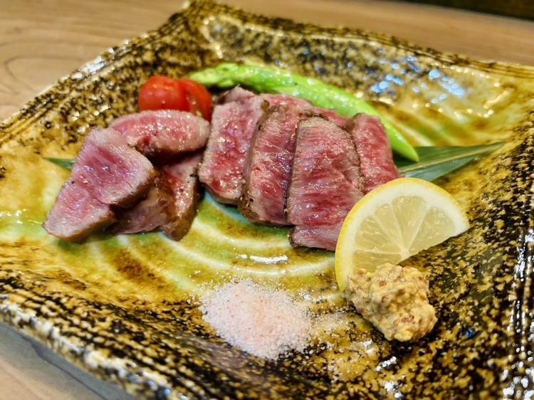 Wagyu beef zabuton steak!