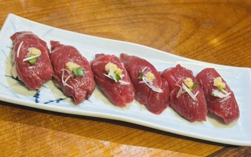 [Kumamoto specialty] Horse meat sushi