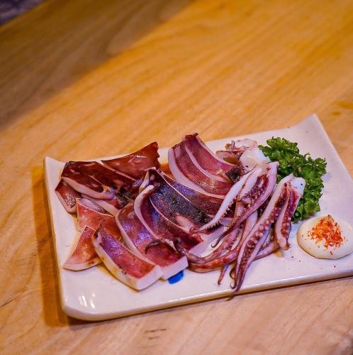 Overnight dried squid