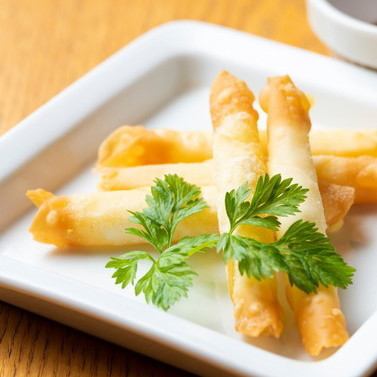 cheese spring rolls