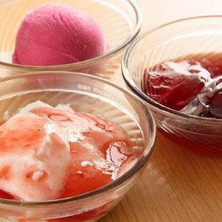 There is also a wide selection of desserts on the menu.