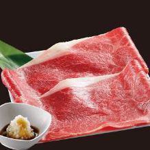 [Domestic beef] Yakishabu-style kalbi