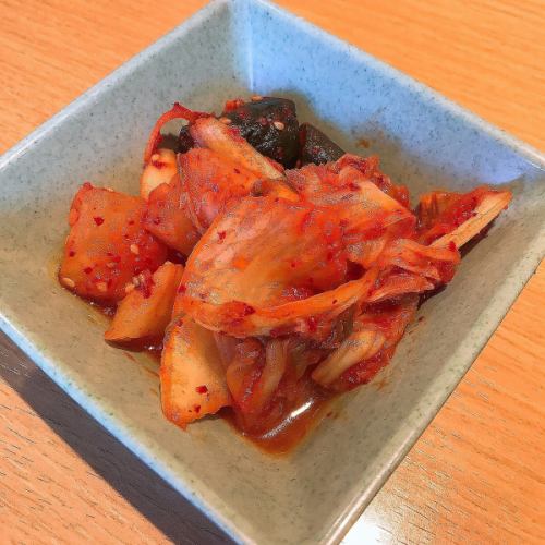 Assorted kimuchi