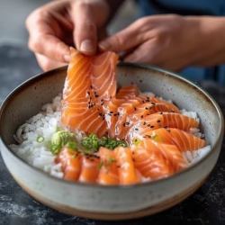 Salmon bowl
