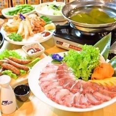 【席料・お通し等なし】3H飲み放題★海鮮しゃぶしゃぶ&刺身盛り合わせなど計9品4500円