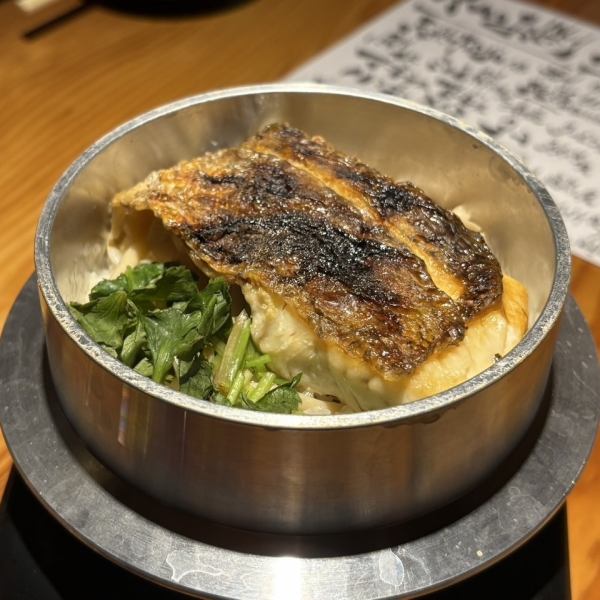 Sea bream rice pot