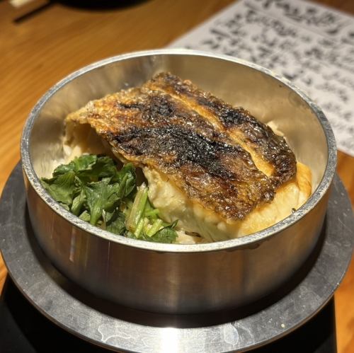 Sea bream rice pot