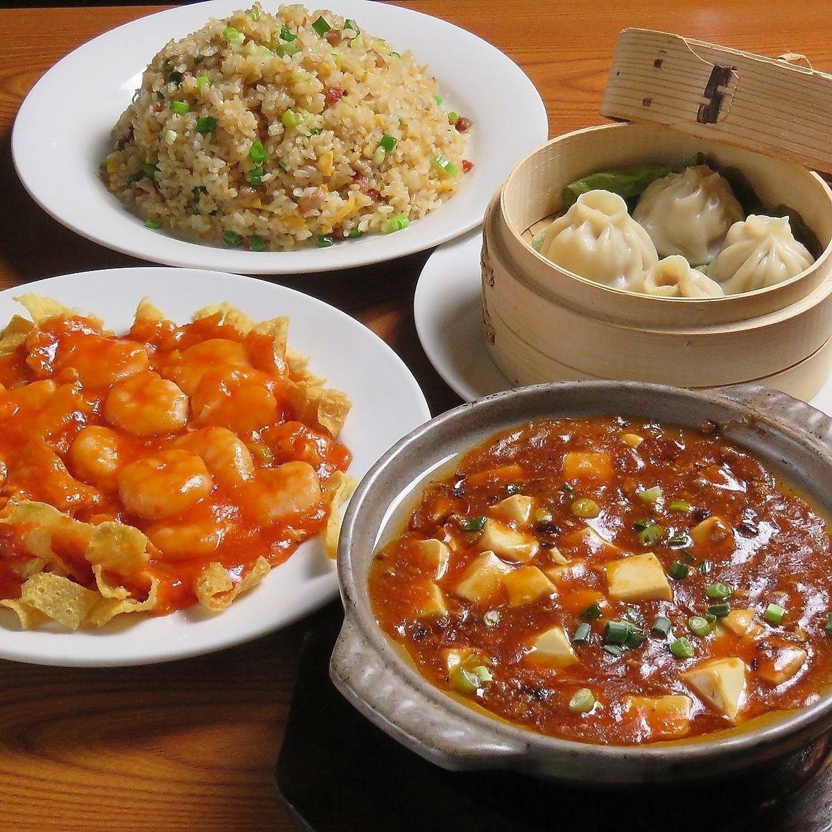 2時間飲み放題＋本格中華料理をお得に味わえるコースをご用意◎