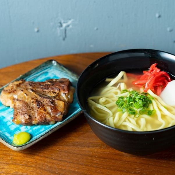 ★ Okinawa specialty ★ Grilled Soki soba