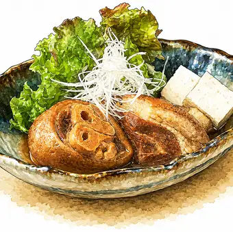 【本日数量限定】とろとろてびちの煮付け