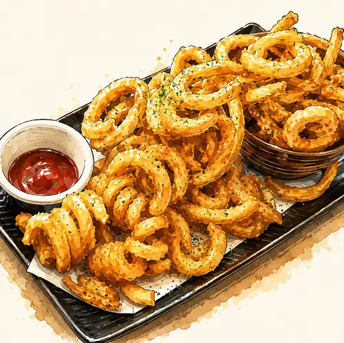 くるくるポテトのカーリーフライ