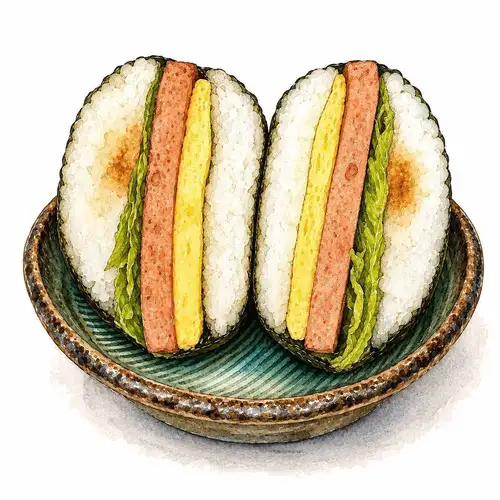 ポーク(スパム)たまごおにぎり