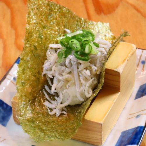 銀魚蔥花壽司
