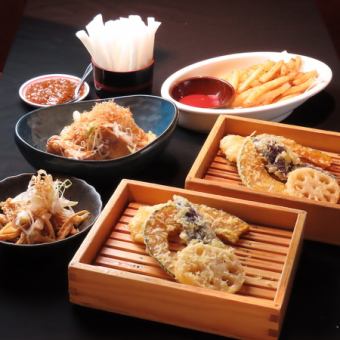 Kitsune的Saku無限暢飲套餐（3,000日圓）
