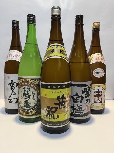 種類豊富なドリンクの数々
