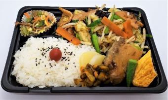 野菜炒め弁当
