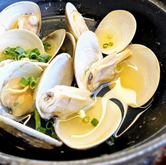 ハマグリの酒蒸し