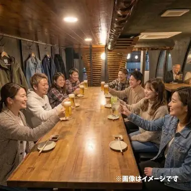 ★カジュアル Cコース★生ビール付き飲み放題120分 (LO.90分) & 料理6品