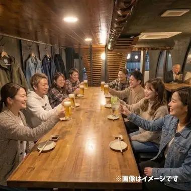 ★カジュアル Cコース★生ビール付き飲み放題120分 (LO.90分) & 料理6品