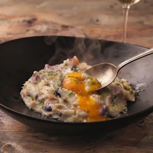 カルボナーラリゾット