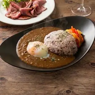 半熟卵カレー