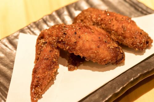 Two fried chicken wings