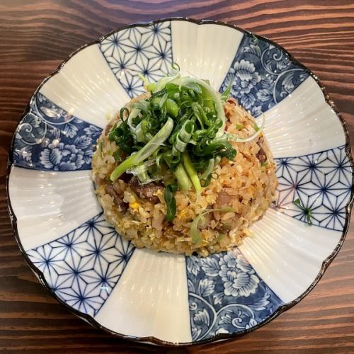Fried rice with Ishigaki beef, green onion and egg