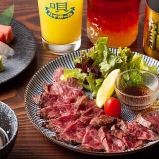 【はりく堪能コース】歓送迎会にピッタリ!黒毛和牛の炙り焼など充実の内容◎《飲み放題込み》