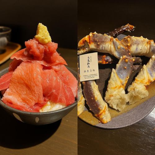 ♪★ 책 참치의 카마 덮밥 & 타라바 게 냄비로 호화롭게 주년 축제 ★♪