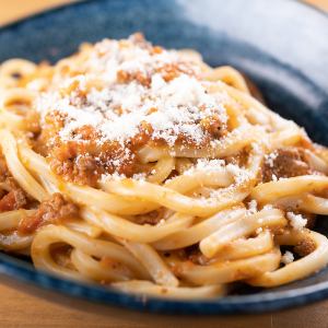 Bolognese Udon with Japanese Black Beef