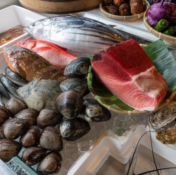 [Seasonal seafood cooked to your liking] Enjoy fresh seasonal ingredients purchased first thing in the morning.