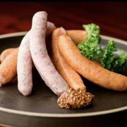 Assorted 3 kinds of sausages