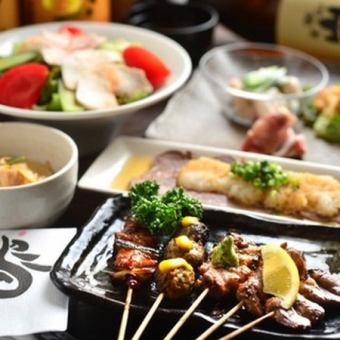 ◇手羽先の唐揚げや味噌串カツなど◇名古屋名物宴会コース9品3700円！+飲み放題1800円（各税込)