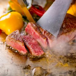 "Exciting Grilled Dishes: Grilled Chicken and Wagyu Steak Platter"