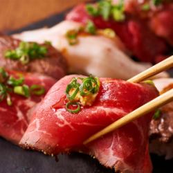 Assorted 5 kinds of meat sushi